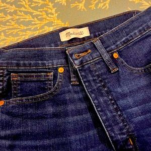 Madewell Jean - 10 inch high rise skinny (dark wash)
